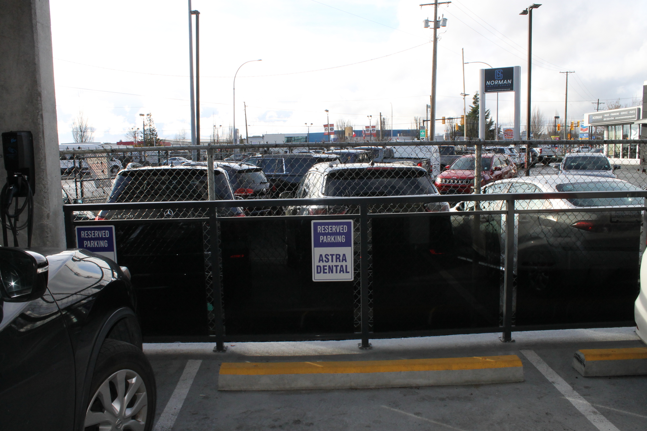 Astra Dental Langley Reserved Parking Lots