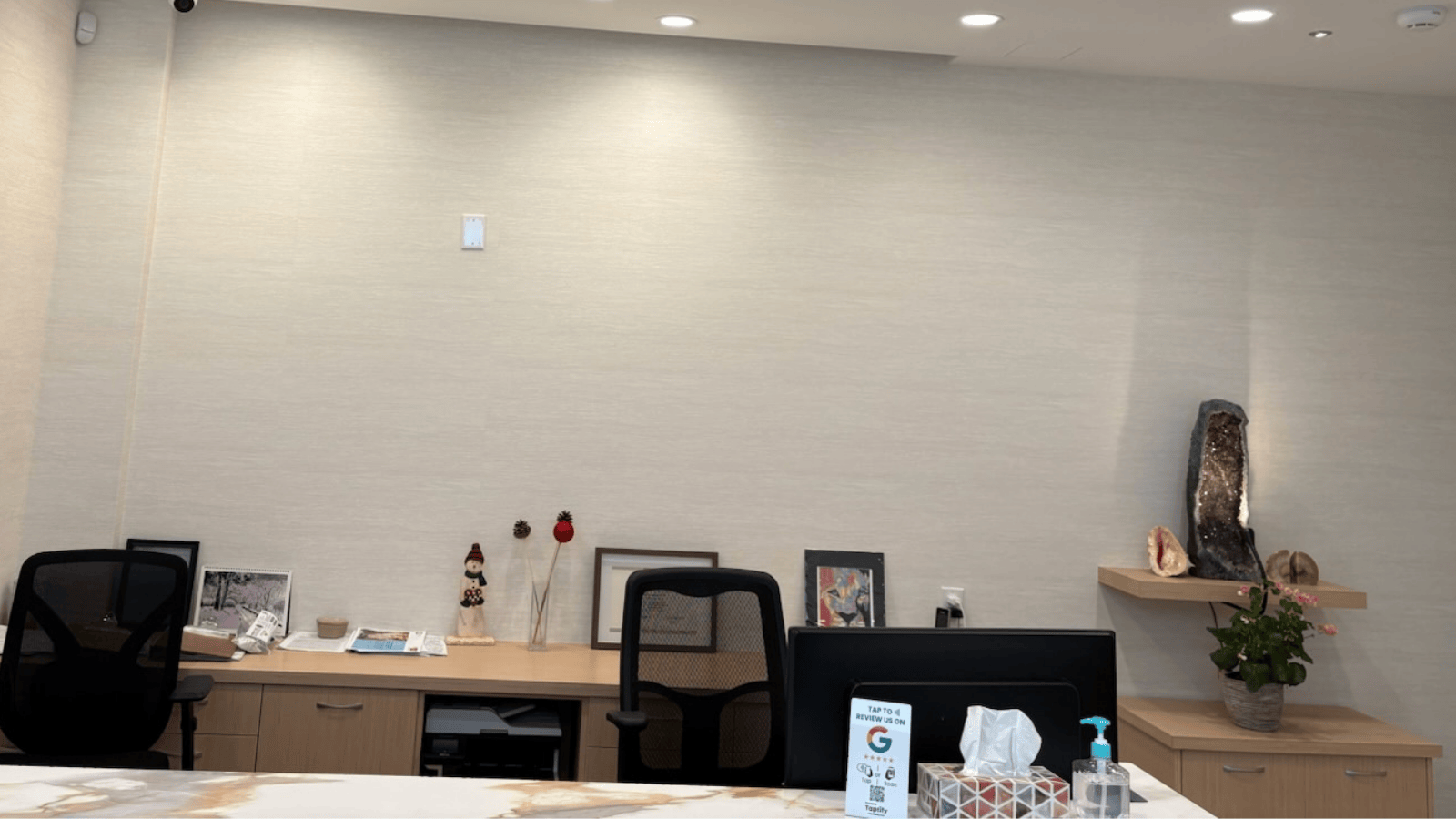 Astra Dental Langley reception area